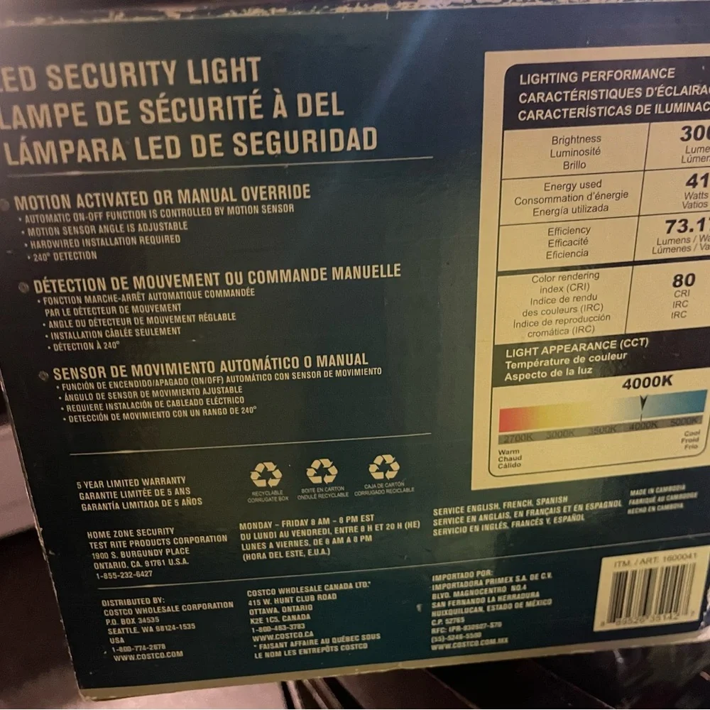 Adjustable LED Security Light - Picture 9 of 9
